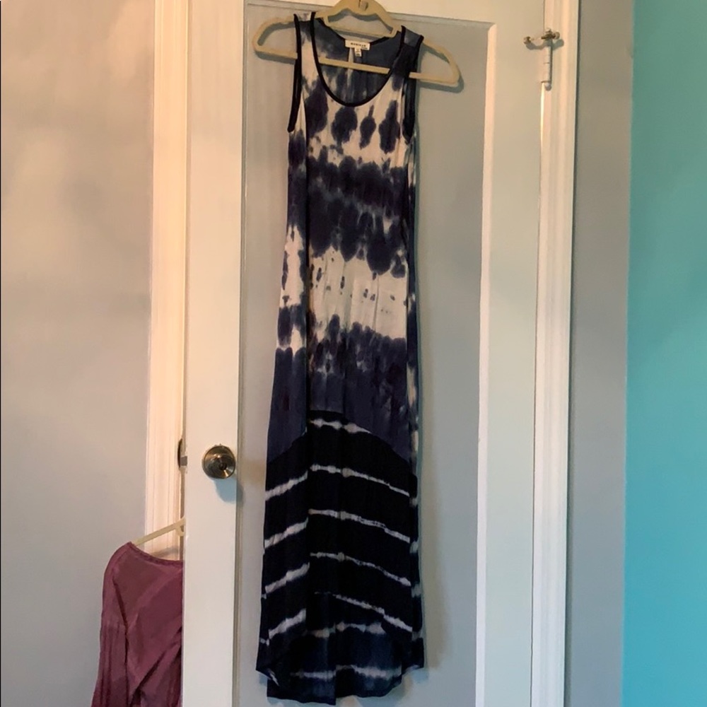 Tie dye maxi dress